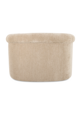 Modern European furniture - Velvet Rolled-Arm Lounge Chair - www.oroa.com