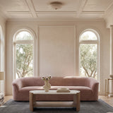 Textured Velvet Sofa | Novi Living Thora -  www.oroa.com