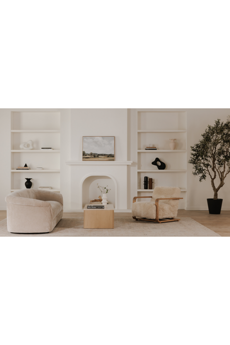 Textured Velvet Sofa | Novi Living Thora | Oroa.com