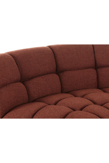 Modern European furniture - Square-Tufted L-Shaped Sectional Sofa - www.oroa.com
