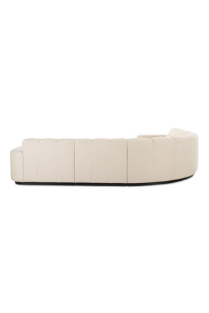   Modern European furniture - Square-Tufted L-Shaped Sectional Sofa - www.oroa.com | Oroa.com