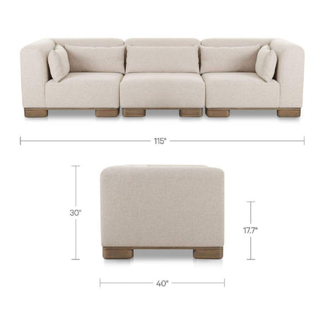 Modern European furniture - Modern Scandinavian Modular Sofa - www.oroa.com