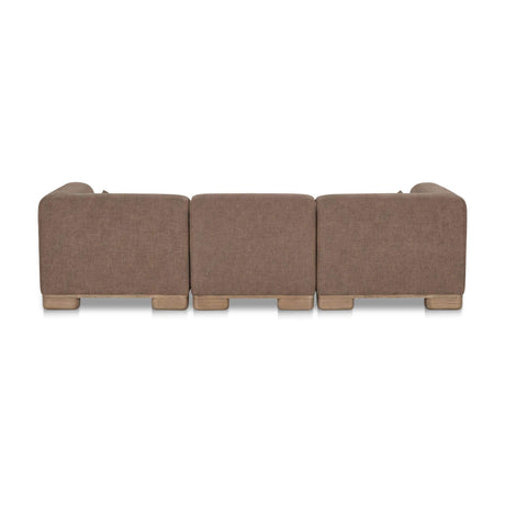 Modern European furniture - Modern Scandinavian Modular Sofa with Ottoman - www.oroa.com