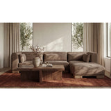 Modern European furniture - Modern Scandinavian Modular Sofa with Ottoman - www.oroa.com