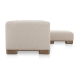 Modern European furniture - Modern Scandinavian Modular Sofa with Ottoman - www.oroa.com