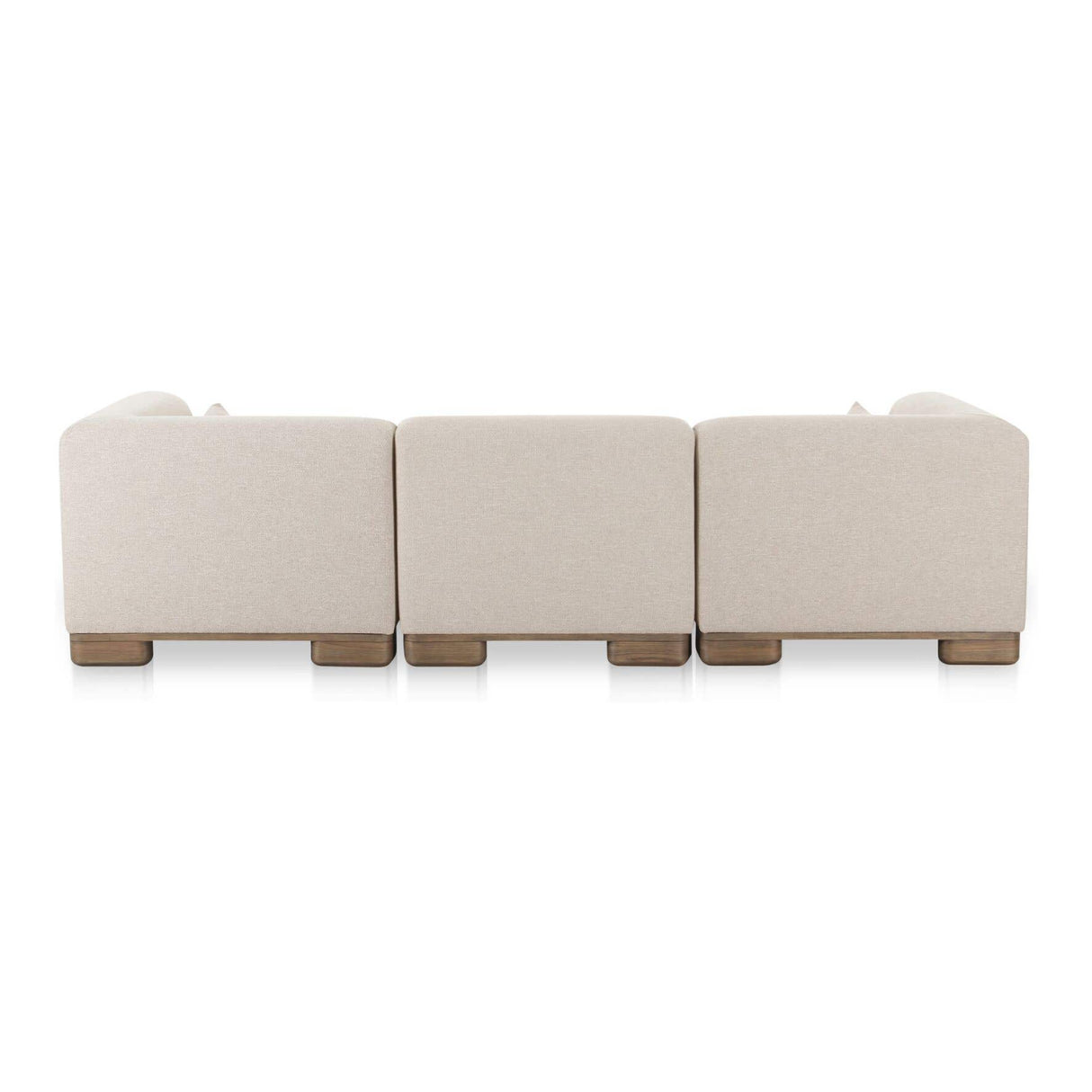 Modern European furniture - Modern Scandinavian Modular Sofa with Ottoman - www.oroa.com