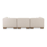 Modern European furniture - Modern Scandinavian Modular Sofa with Ottoman - www.oroa.com