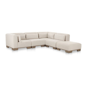 Modern European furniture - Beige Modular Sofa - www.oroa.com