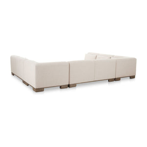 Beige U-Shaped Modular Sofa | Novi Living June