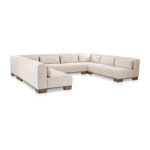 Beige U-Shaped Modular Sofa | Novi Living June