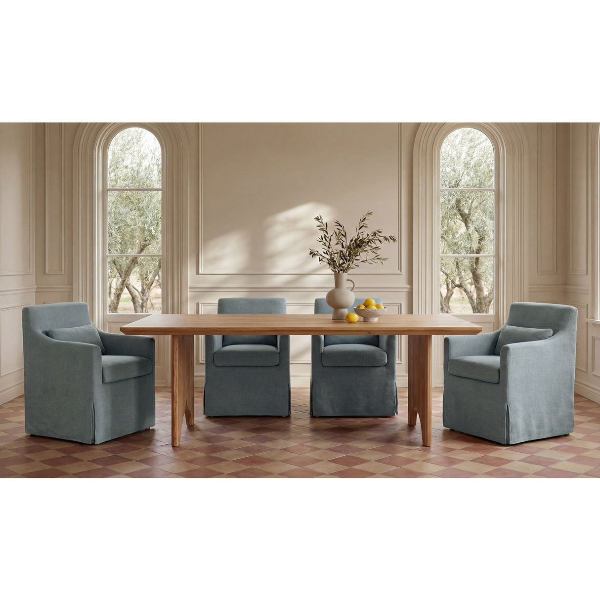 Slipcover Dining Chair | Novi Living Lydia - www.oroa.com