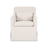 Modern European furniture - Beige Slipcover Dining Chair - www.oroa.com