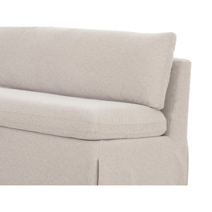 Modern European furniture - Beige Dining Bench Slipcover - www.oroa.com