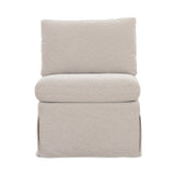 Modern European furniture - Beige Upholstered Dining Chair - www.oroa.com