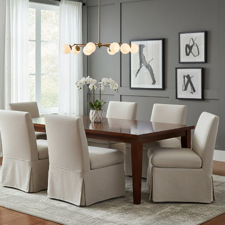   Modern European furniture - Beige Upholstered Dining Chair - www.oroa.com | Oroa.com