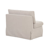 Modern European furniture - Beige Dining Chair and Half Slipcover - www.oroa.com