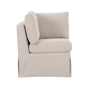 Modern European furniture - Beige Corner Dining Chair - www.oroa.com