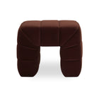 Modern European furniture - Wide Channel Detail Stool - www.oroa.com