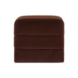 Modern European furniture - Wide Channel Detail Stool - www.oroa.com