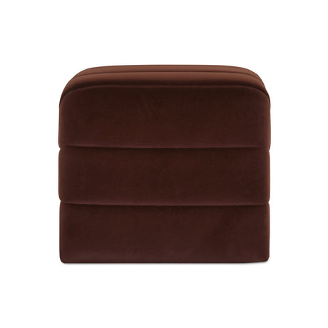 Modern European furniture - Wide Channel Detail Stool - www.oroa.com