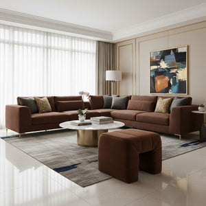 Modern European furniture - Wide Channel Detail Stool - www.oroa.com