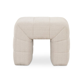 Modern European furniture - Wide Channel Detail Stool - www.oroa.com
