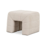 Modern European furniture - Wide Channel Detail Stool - www.oroa.com