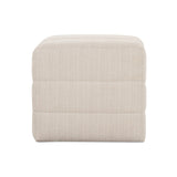 Modern European furniture - Wide Channel Detail Stool - www.oroa.com