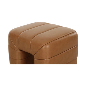 Modern European furniture - Wide Channel Detail Stool - www.oroa.com