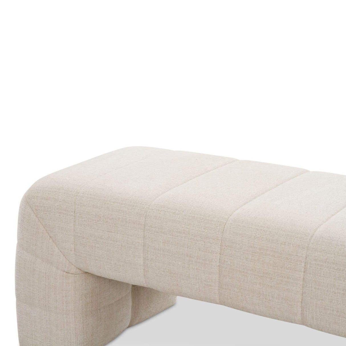 Modern European furniture - Brown Upholstered Bench - www.oroa.com
