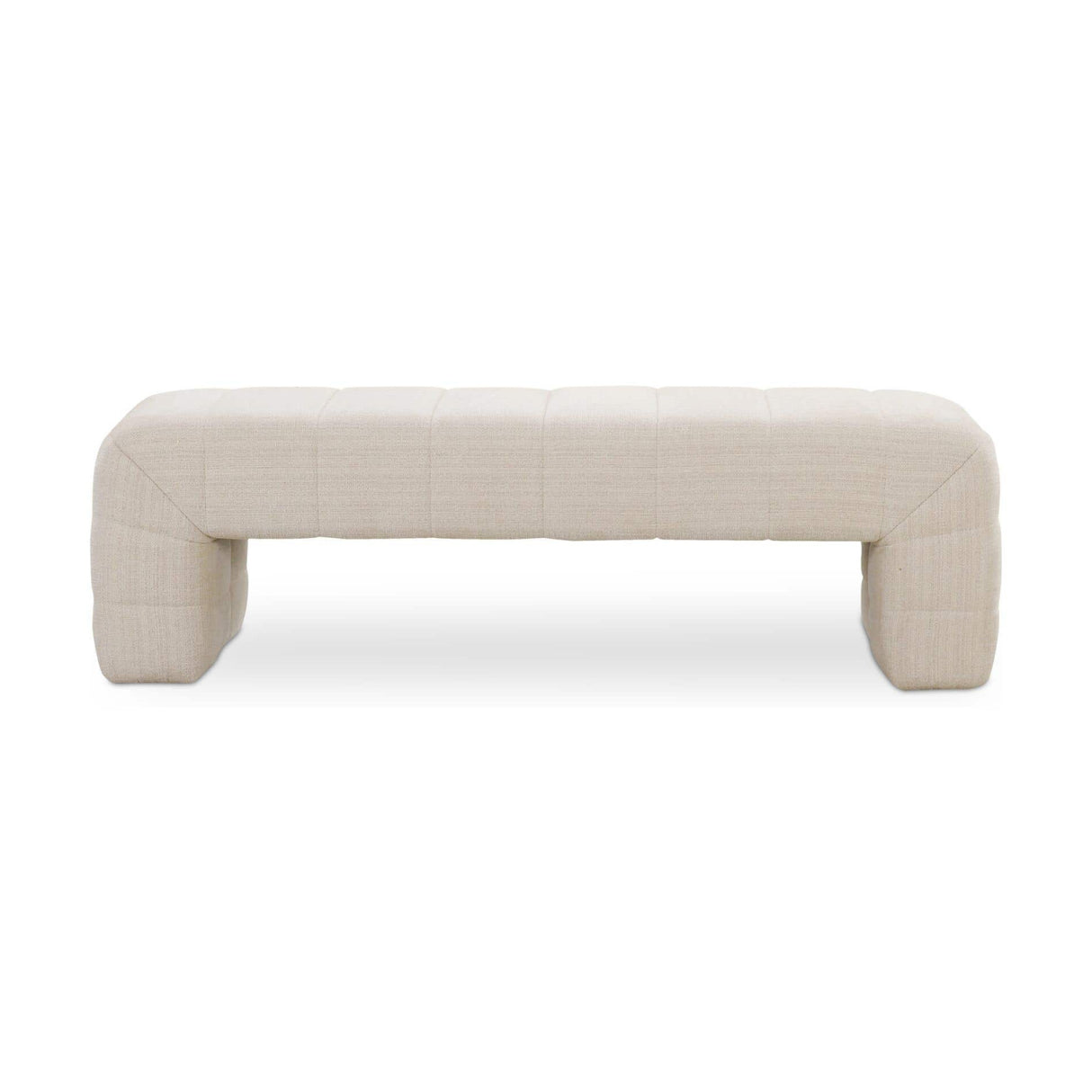 Modern European furniture - Brown Upholstered Bench - www.oroa.com