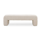 Modern European furniture - Brown Upholstered Bench - www.oroa.com
