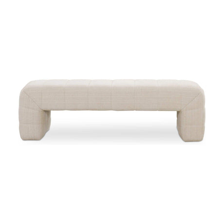 Modern European furniture - Channel Upholstered Bench - www.oroa.com