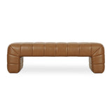 Modern European furniture - Brown Upholstered Bench - www.oroa.com