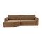 Modern European furniture - Weave Fabric Sectional Sofa - www.oroa.com