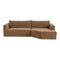 Modern European furniture - Weave Fabric Sectional Sofa - www.oroa.com