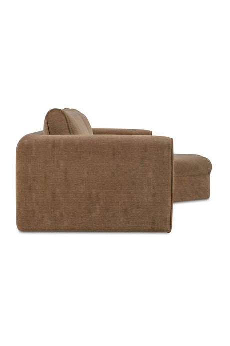 Modern European furniture - Weave Fabric Sectional Sofa - www.oroa.com