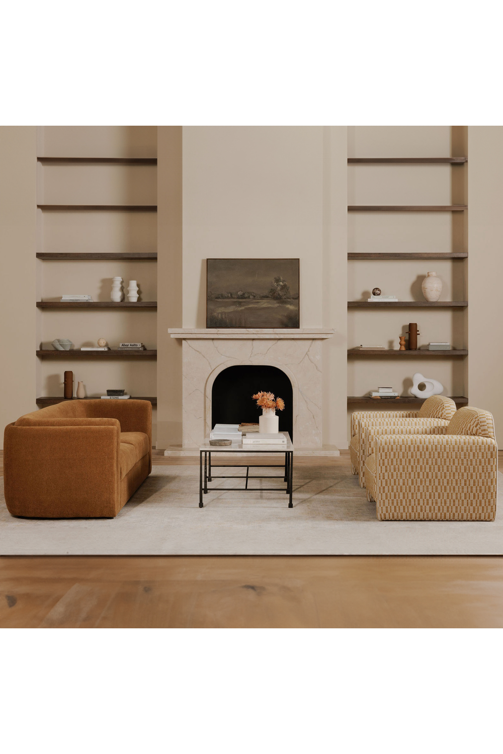 Rolled-Arm Accent Chair | Novi Living Leo | Oroa.com