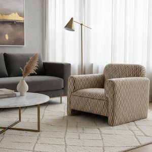 Rolled-Arm Accent Chair | Novi Living Leo