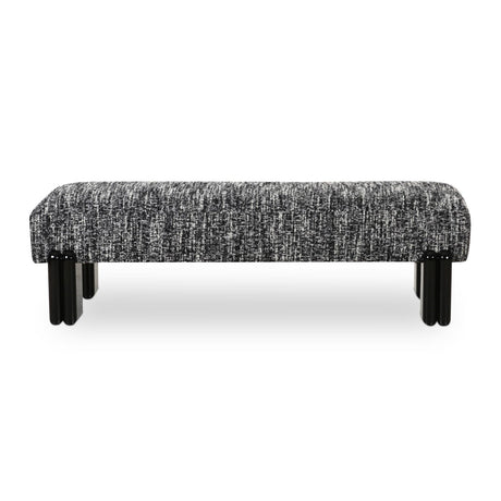 Modern European furniture - Textured Fabric Bench - www.oroa.com