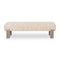 Modern European furniture - Textured Fabric Bench - www.oroa.com