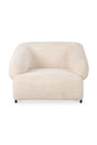 Modern European furniture - Cream Fur Lounge Chair - www.oroa.com