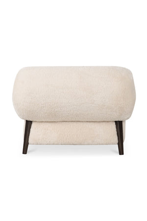 Modern European furniture - Cream Fur Lounge Chair - www.oroa.com