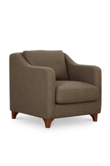 Modern European furniture - Textured Boucle Accent Chair - www.oroa.com