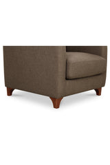 Modern European furniture - Textured Boucle Accent Chair - www.oroa.com
