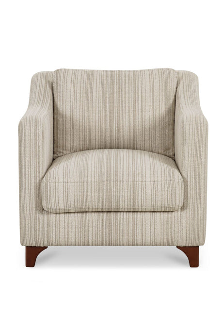 Modern European furniture - Textured Boucle Accent Chair - www.oroa.com