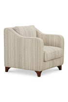 Modern European furniture - Textured Boucle Accent Chair - www.oroa.com