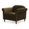 Modern European furniture - Mohair Inspired Rolled-Arm Accent Chair - www.oroa.com