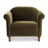 Modern European furniture - Mohair Inspired Rolled-Arm Accent Chair - www.oroa.com