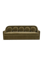 Modern European furniture - Curved Back Upholstered Sofa - www.oroa.com